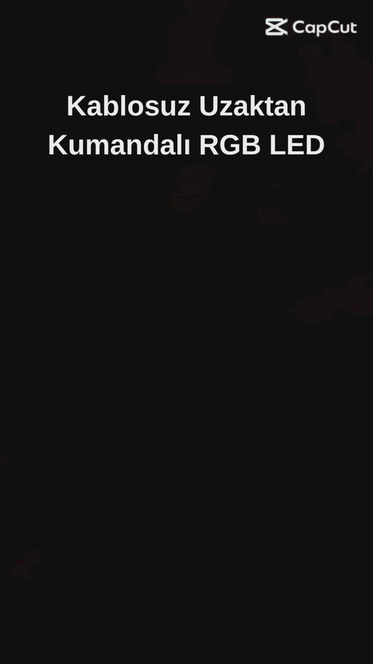 LedGarajım™ Kablosuz RGB Mini LED Set – 2’li | 8 Renk 10 Mod